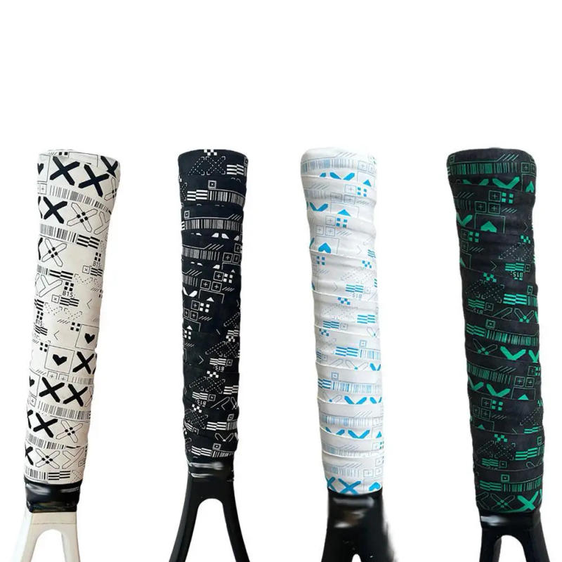 Description Picture 4 of itemBadminton Tennis Racket Grip Rubber Individual Matte Anti-slip, Grip Dry Wicks Protective Strap Sweat Accessories Grip Prin K9z7