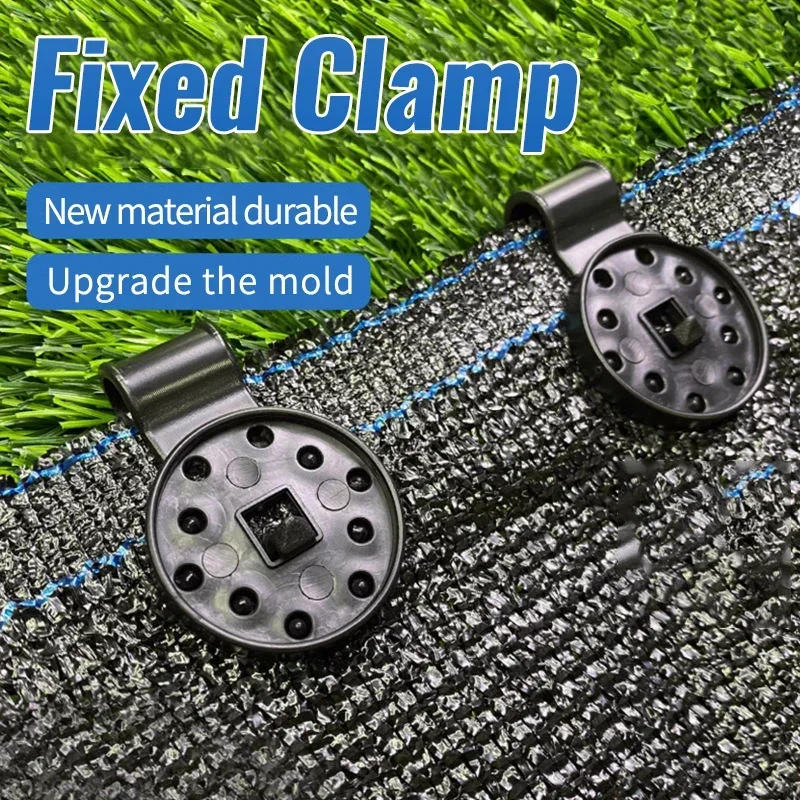 Description Picture 6 of item5/50/100PCS Sunshade Net Clip PE Garden Tools Greenhouse Shade Cloth Fix Clips Sunblock Plastic Grommet Fence Netting Hooks