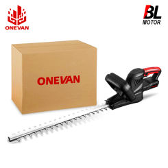 ONEVAN 2000W Brushless Dual-blade Electric Hedge Trimmer Cordless Garden Bushes Branch Cutter Power Tools For Makita 18v Battery