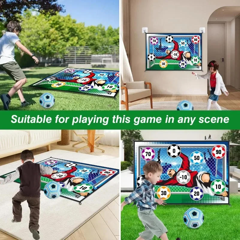 Description Picture 5 of itemSoccer Game Mat Set Outdoor Indoor Soccer Toys Multiplayer Competitive Soccer Games Children Football Training Boy Gifts