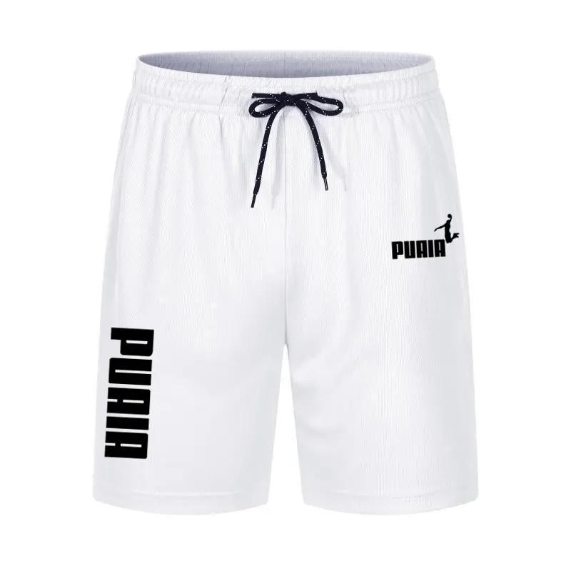 Description Picture 4 of itemSummer Shorts for Men 2023 New in Polyester Breathe Gym Fitness Elastic Drawstring Basketball Running Casual Sport Shorts