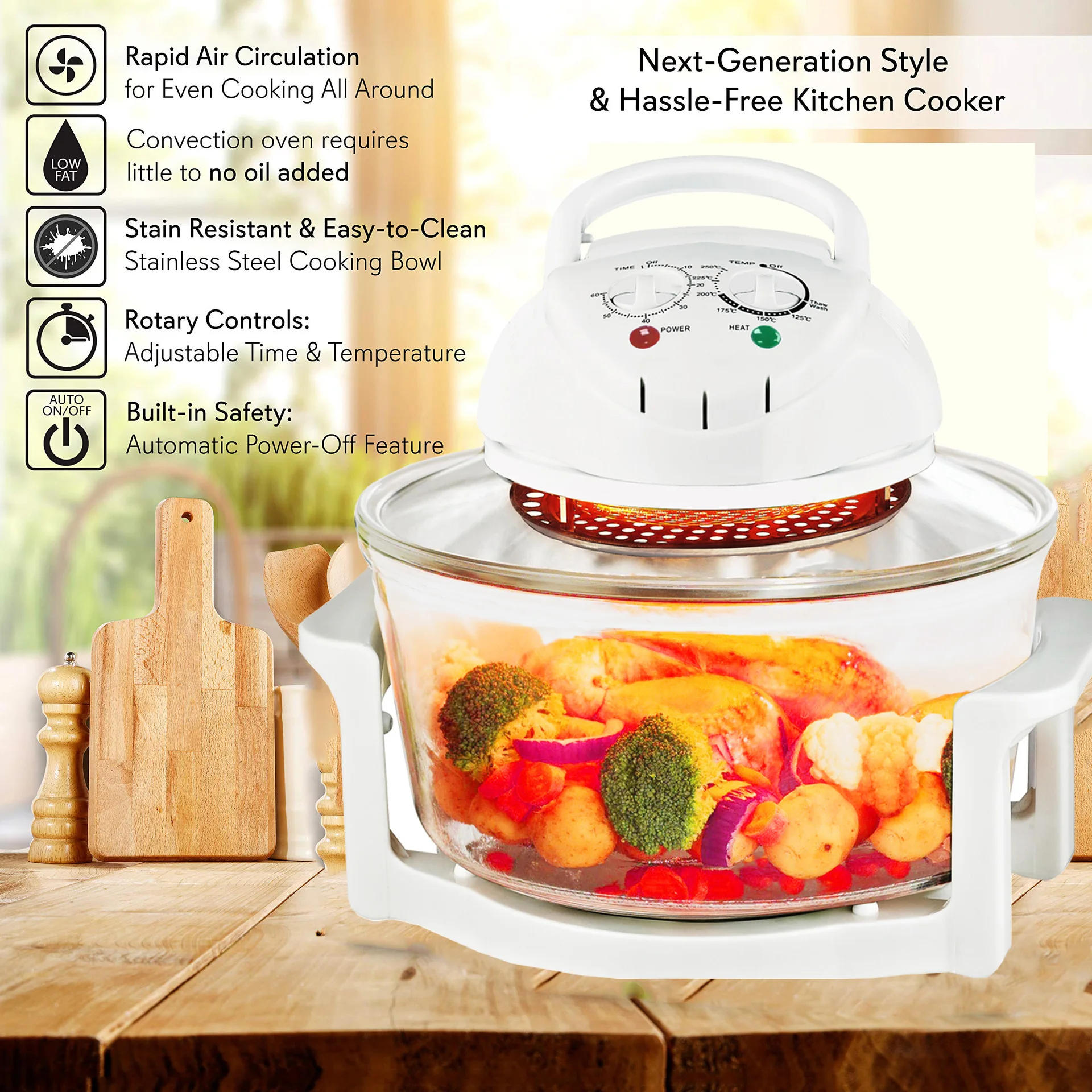 Description Picture 3 of itemLight wave stove air fryer visual french fry electric fryer