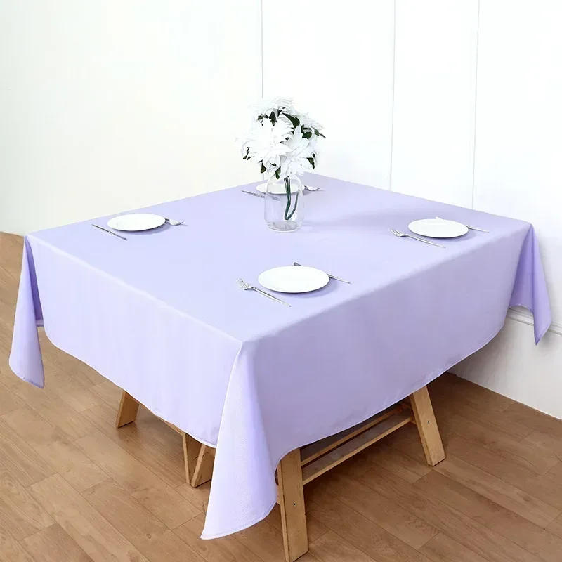 Description Picture 2 of item2024  Table cloth polyester tablecloth round table cloth circular solid