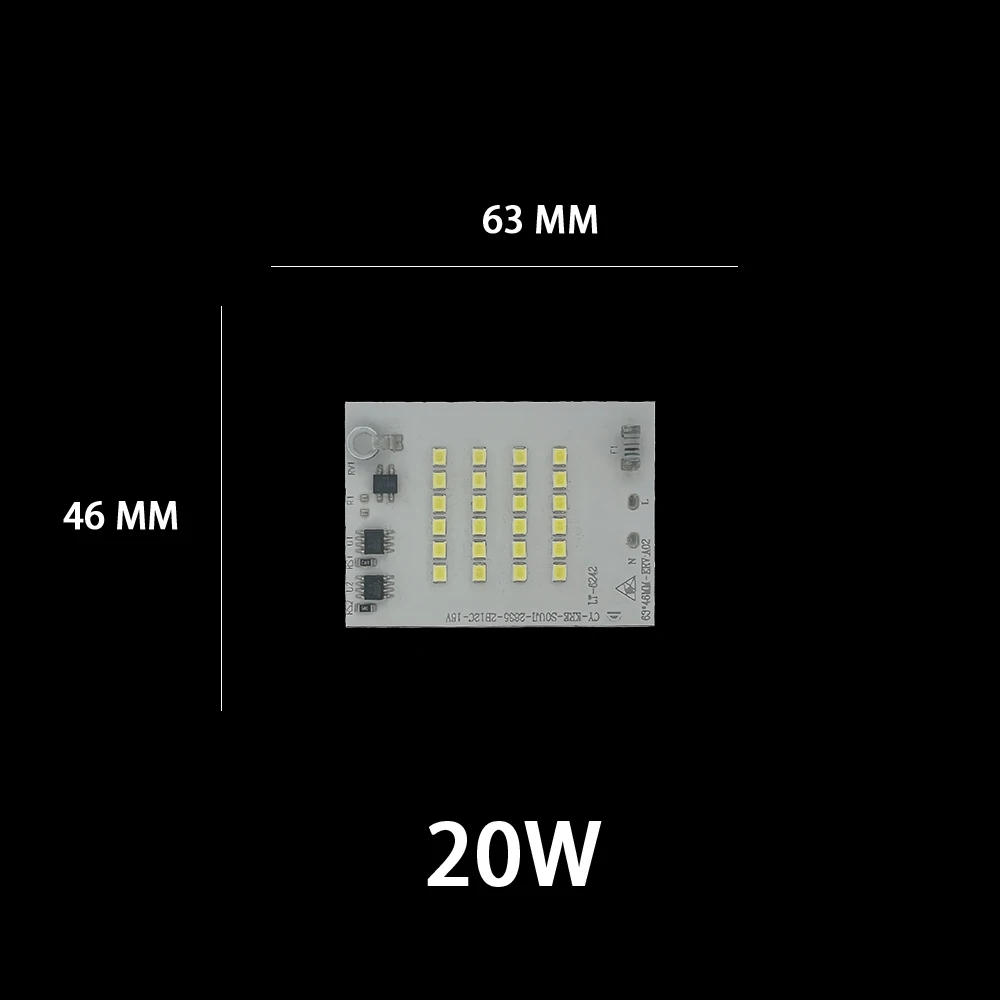 Description Picture 3 of itemLED Lamp Chip SMD2835 Light Beads AC 230V 240V 220V 10W 20W 30W 50W 100W DIY For Outdoor Floodlight Cold White Warm White