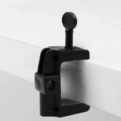 Cantilever Bracket Clamp Non-Slip Desktop Holder Clip C Shape Broadcast Mic Stand Clamp for Microphone Desk Lamp Ringlight