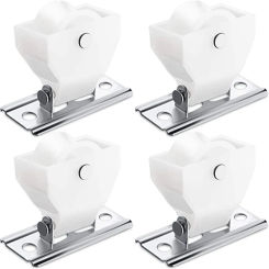 4Pcs Drapery Hardware Cord Pulleys Window Blind Lock for Roman Pleated Shade Roller Shutter Replacement Accessories