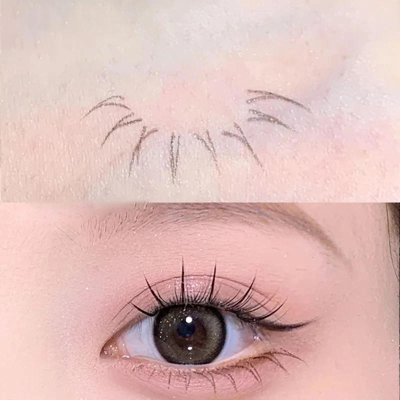 Description Picture 2 of itemWaterproof Liquid Eyeliner Eyebrow Easy To Color Sweat-proof Eyebrow Pen 0.05MM Ultra Thin Head Eye Liner Eyelash Eye Makeup