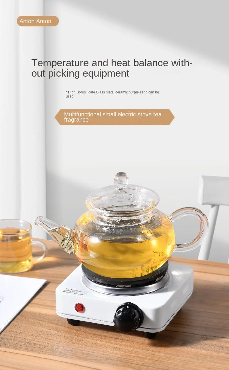 Description Picture 5 of itemHot stove tea maker small heating stove small electric stove mini induction cooker Mocha coffee stove