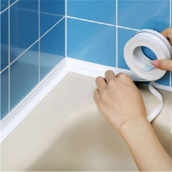 3.2M Bath Caulk Tape Self Adhesive Waterproof Toilet Sealing Strip Tape PVC Oil-Proof Kitchen Sink Edge Corner Wall Sticker