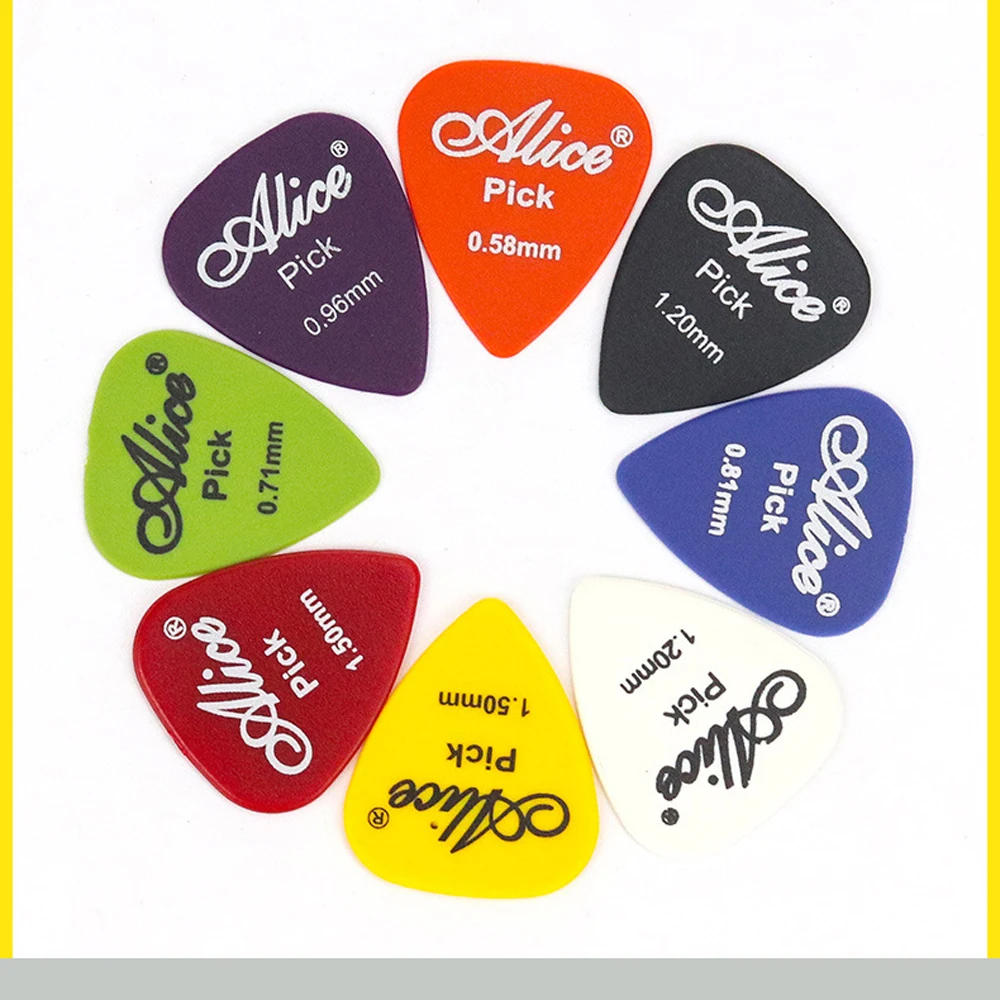 Description Picture 3 of item10-50Pcs Thickness 0.96 mm Guitar Picks Guitar Accessories Alice Acoustic Electric Bass Pic Plectrum Mediator guitar picks