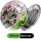 Brooch 4Pcs