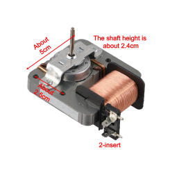 Microwave Oven Fan Motor Cooling Fan Fan Motor For MDT-10CEF 220V 18W 2-pin Kitchen Appliance Accessories