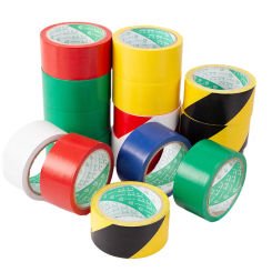 PVC Warning Floor Tape, Dust-free, Waterproof, Wear-Resistant, Zebra Crossing, Self-adhesive Safety, Workshop, Black-Yellow