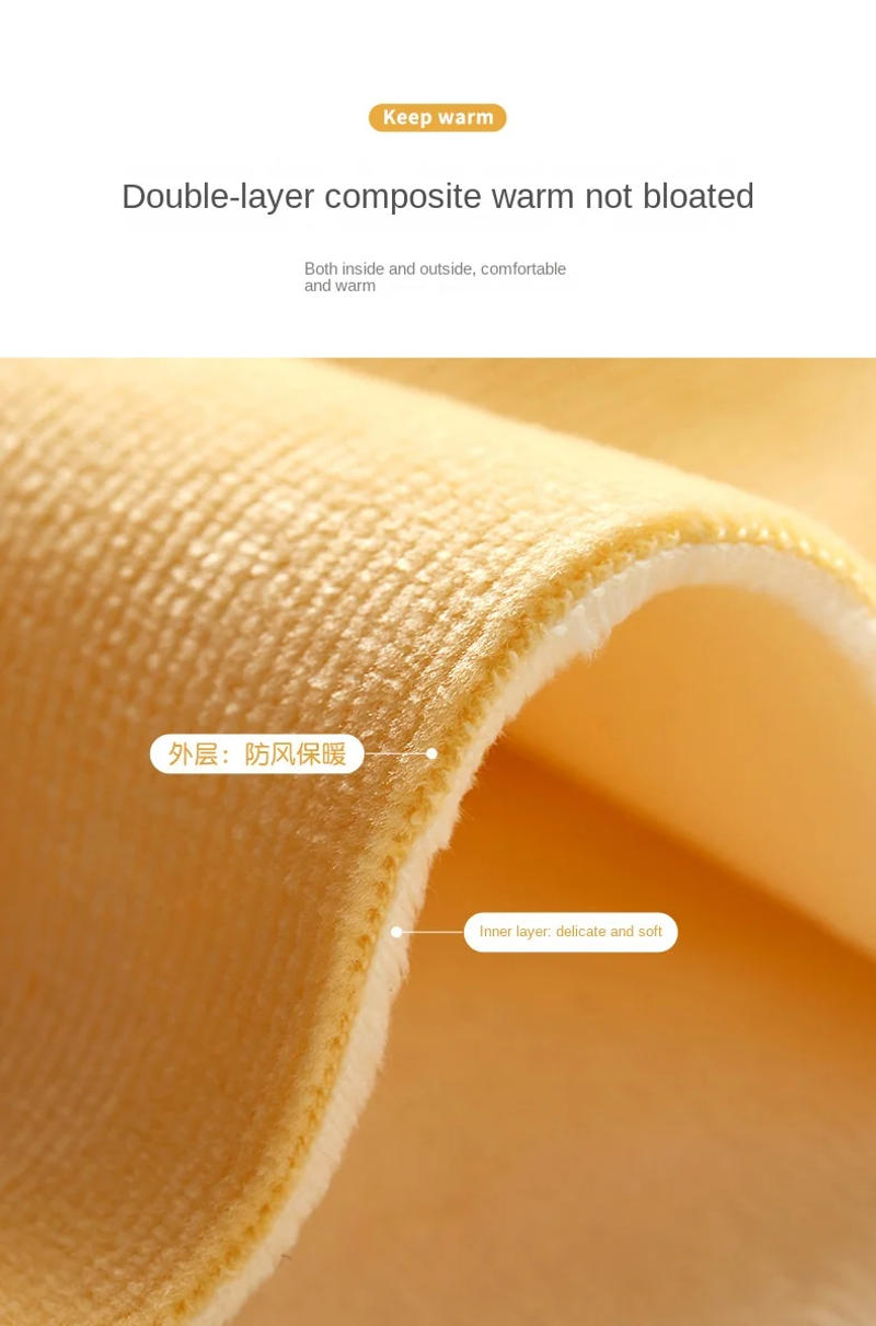 Description Picture 6 of itemBaby Bodysuit Outgoing Warm and Plucked Men's and Women's Autumn Clothing Infant Romper Set Autumn and Winter