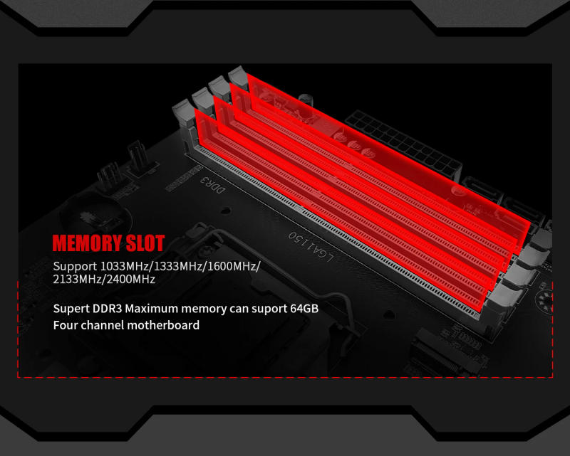 Description Picture 6 of itemMACHINIST H97M-PRO Motherboard LGA 1150 Support Intel Pentium/Core/5th Gen Xeon CPU Processor DDR3 RAM Desktop Memory M.2 M-ATX