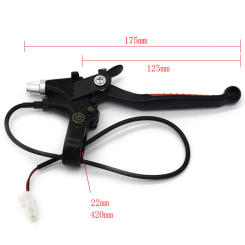 Lightweight Strong E-bike Brake Lever Brake Black Brand New Handlebar Diameter 22mm Cut Off Power Handle Caliper