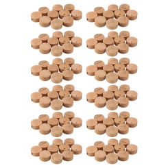 100Pcs Water Key Water Key Spit Valve Cork Pad For Trumpet Trombone Repair Accessories Diameter 9Mm Thickness 4Mm