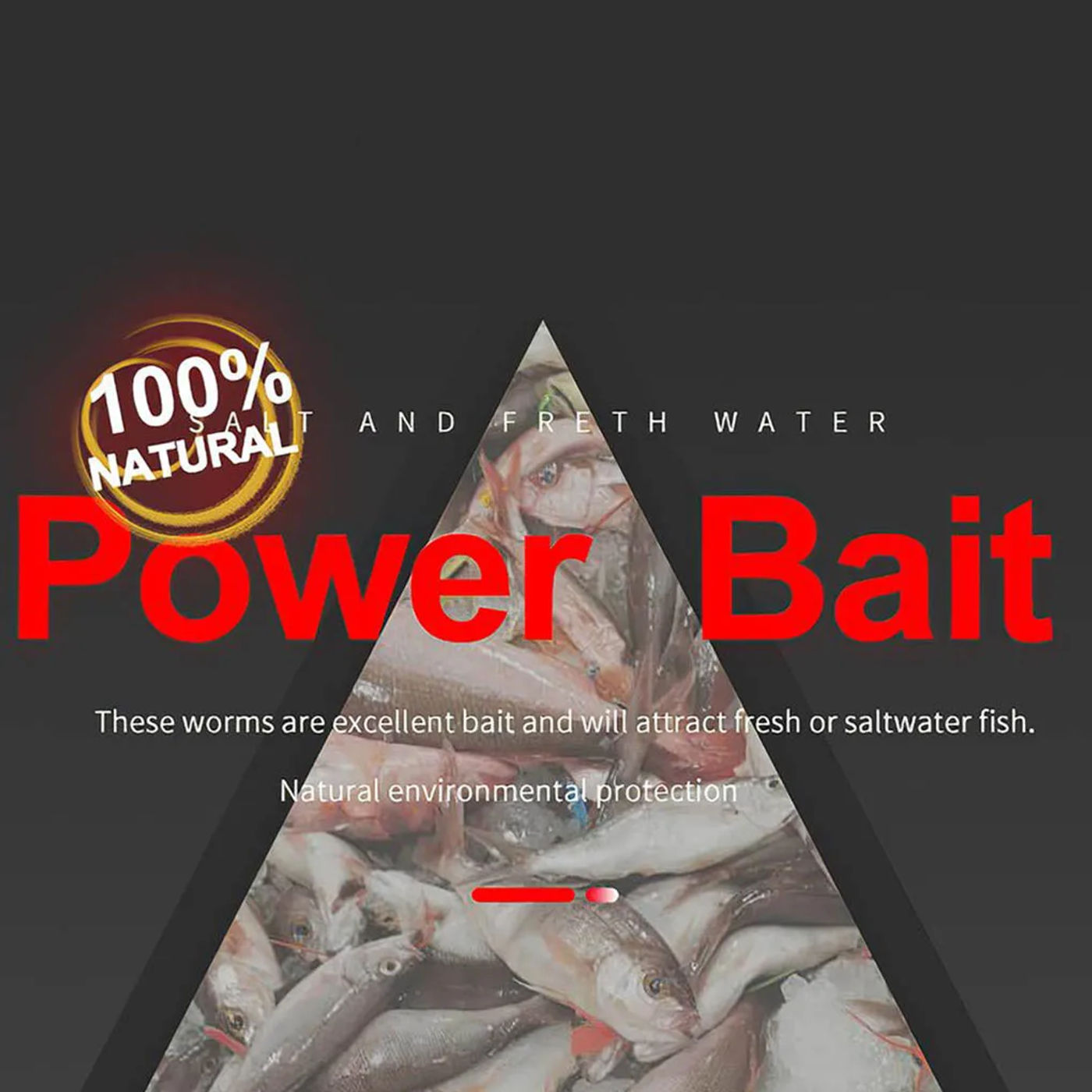 Description Picture 2 of item1 Bag 6-10g Natural Live Dry Sandworm Bait Freshwater Saltwater Rearing Catfish Fishy Smell Insect Soft Bait Natural Bait