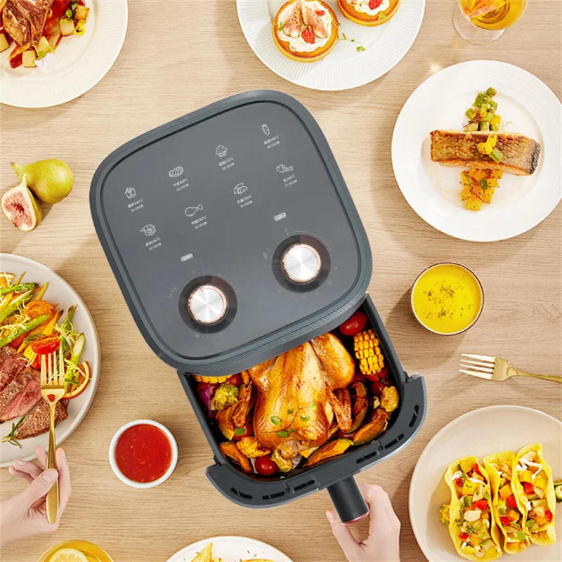 Description Picture 5 of item6L Large Capacity Air Fryer Without Oil Smart Multi-function Oven Electric Air Fryer Accessories Deep Fryer Kitchen Appliances