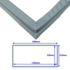 15211731 FOSTER FRIDGE GREY DOOR GASKET MAGNETIC SEAL REFRIGERATOR 1580 x 610mm