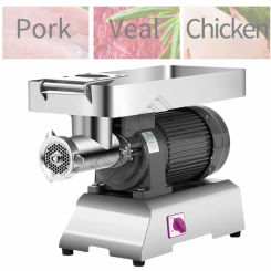 Electric Meat Mincer Grinder 1300w Commercial Kitchen Chopper Food Processor Sausage Maker Machine Home Appliance