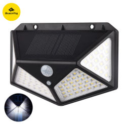 100 LED Solar Lights Outdoor Motion Sensor Security Lights Rechargeable External Solar Lamp Sunlight for Garden Patio Yard Porch