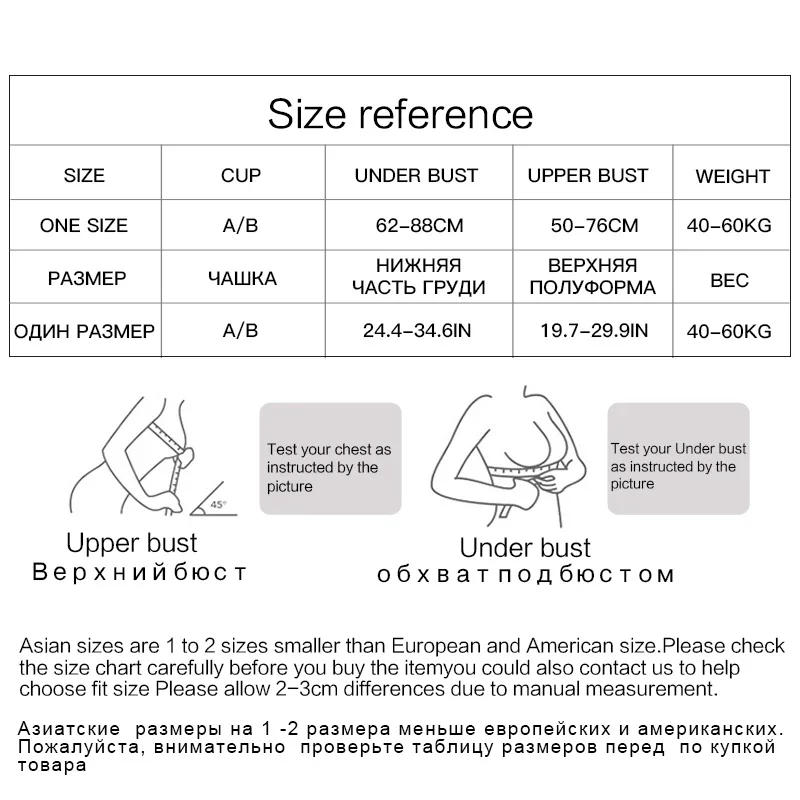 Description Picture 2 of itemWomen Rib Crop Tops Sexy Active Bras No Wire Push Up Bra Intimates Brassiere Underwear Female Solid Lingerie Wireless Bralette