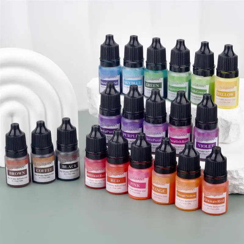 Description Picture 6 of item20 Colors Candle Dyes Pigment Aromatherapy Liquid Colorant Pigment DIY Candle Soap Coloring Handmade Crafts Resin Pigment
