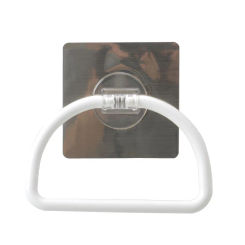 1PCS Wall Mounted Towel Racks Self-adhesive Towel Bar Shelf Toilet Storage Hanging Holders for Kitchen Bathroom Accessories