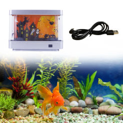 LED Artificial Aquarium Night Light Tropical Fish Sensory Aquarium Lamp Simulated Fish Aquarium Lamp for Home Decor