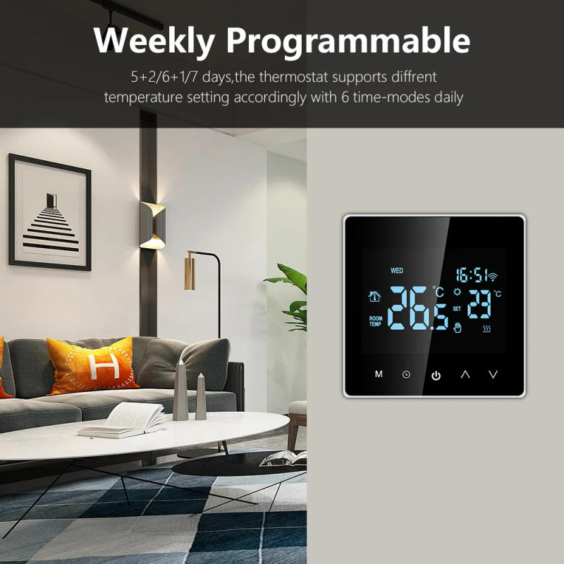 Description Picture 6 of itemWIFI smart Tuya Thermostat Temperature Controller of Electric Floor Heating Water/Gas Boiler Works With Alexa Google Home Alice