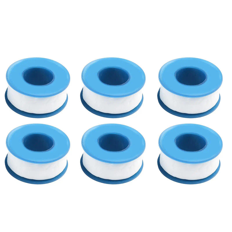 Description Picture 6 of item6Pcs PTFE White Threaded Sealing Tape Adhesive 20MX16MM For Water Gas Pipeline Link Sealing Tape Sealers Water Pipe