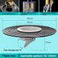 Black plastic core