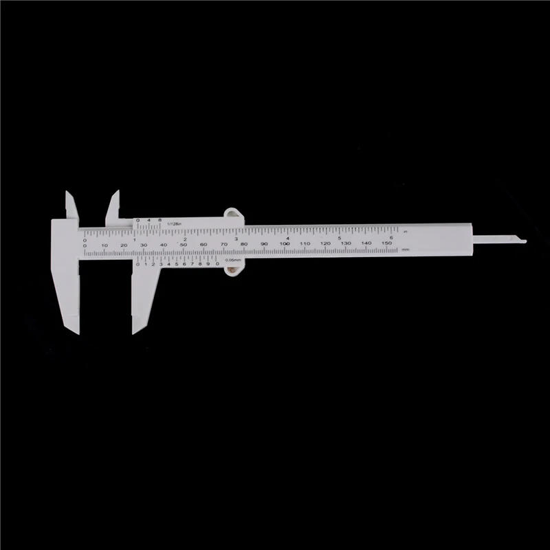 Description Picture 3 of item3/6Inch 80/150mm 0.05mm Measuring Instrument Vernier Calipers Plastic Ruler Sliding Gauge Vernier Caliper Jewelry Measuring tool