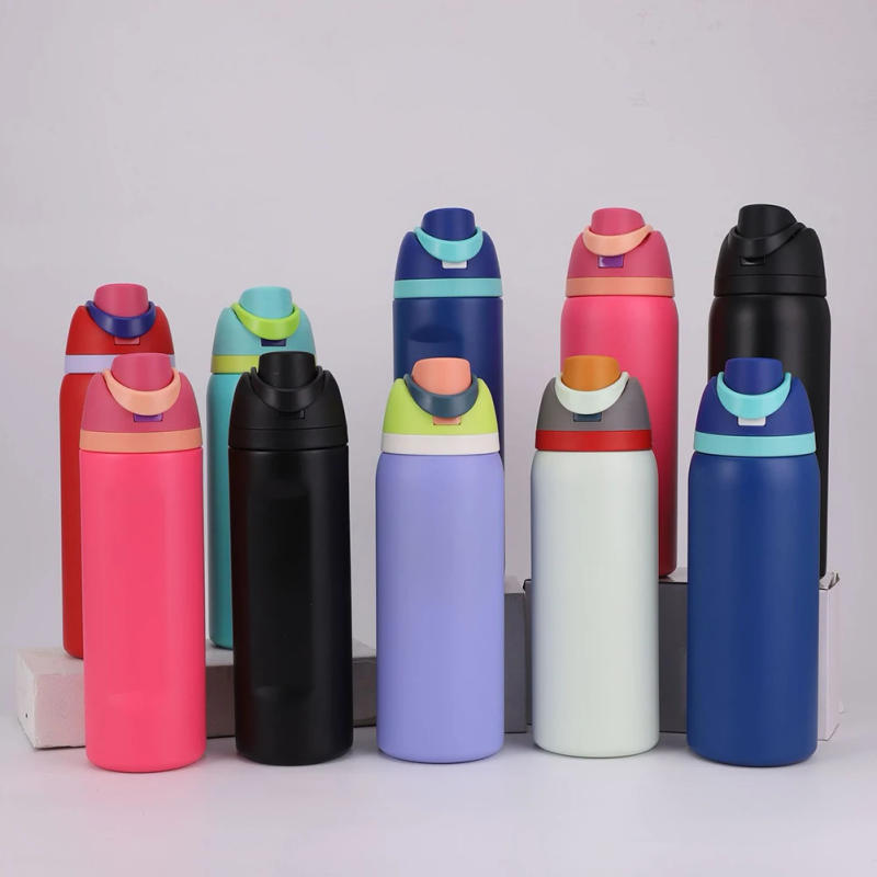 Description Picture 4 of item32oz Thermos Cup 19oz 24oz Stainless Steel Insulated Cup Space Kettle Water Bottle with Straw Car Outdoor Sports Vacuum Flasks