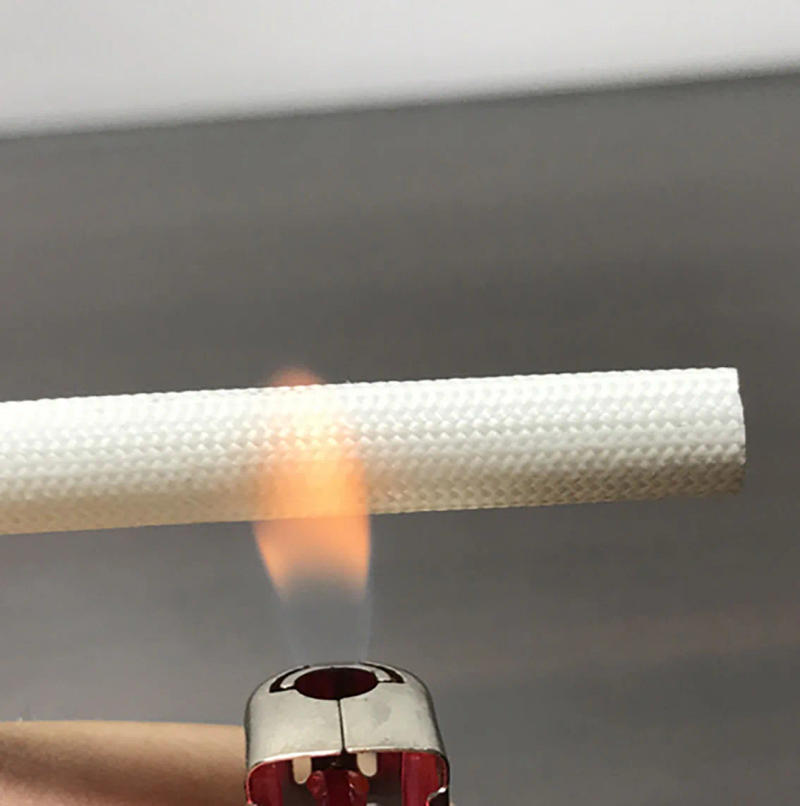 Description Picture 5 of item1/2/5M Black/White 600℃ High Temperature Braided Soft Fiber Tubing Insulation Cable Sleeving Fiberglass Tube Dia 1-50mm