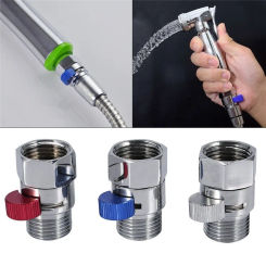 Bathroom Shower  Brass Junction Water Flow Control Valve Straight-through Shut-off Angle Valve Bath Water Tap Accessory