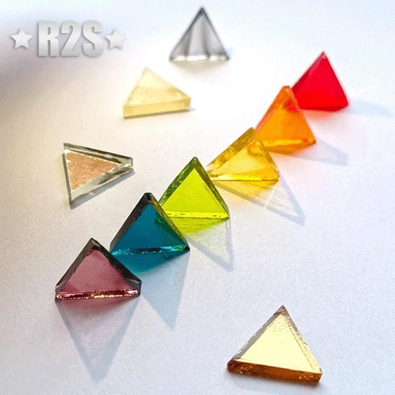 Description Picture 4 of item50g stained Glass Mosaic Tiles bulk crafts Mosaic Piece DIY Making supply for Craft Hobby Arts Wall Decoration arte