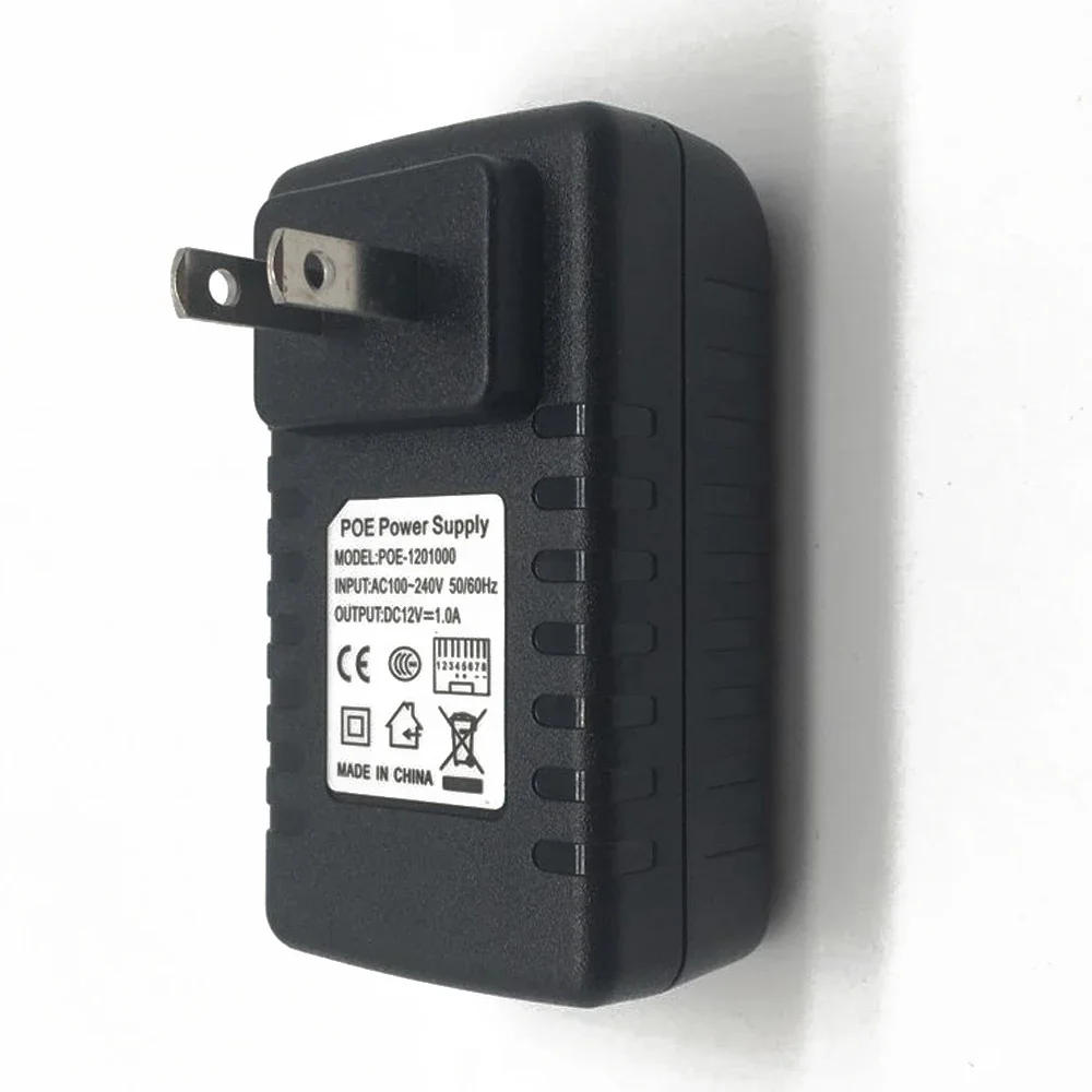 Description Picture 3 of itemNew 1PCS CCTV Security AC 110V-240V to DC 12V 15V 24V 48V 0.5A 1A POE adapter Injector Ethernet IP Camera Phone PoE Power Supply