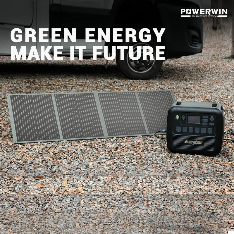 Description Picture 3 of itemPOWERWIN PWS110 Foldable Solar Panel Battery Charger Flexible 18V 110W ETFE 24% Efficiency Voltage Regulator Fast QC Output RV