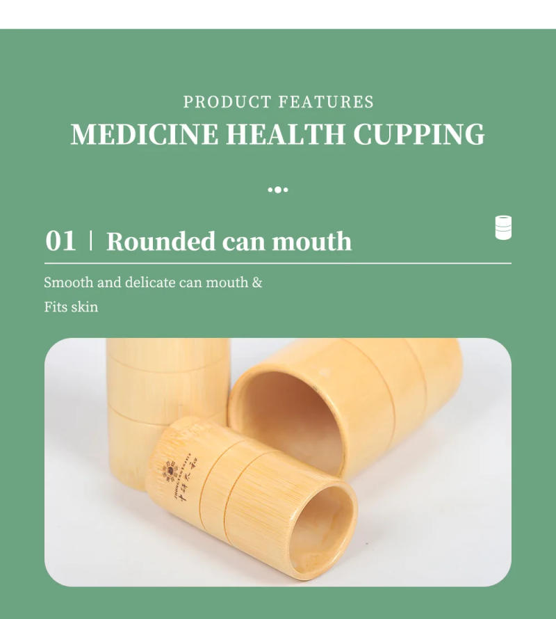 Description Picture 4 of itemFire Cupping Set Plantar Bamboo Cupping Jar Acupuncture Massage Traditional Chinese Medicine Carbonized Bamboo Pot Cans Back Arm