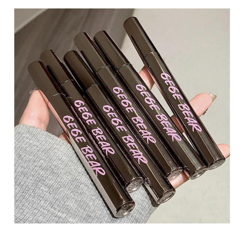 Description Picture 2 of itemSilk Fiber Matte Mascara Makeup Ultra-Fine Brush Lengthens Eyelashes Waterproof Fast Dry Brown Black Curling Mascara Comestic