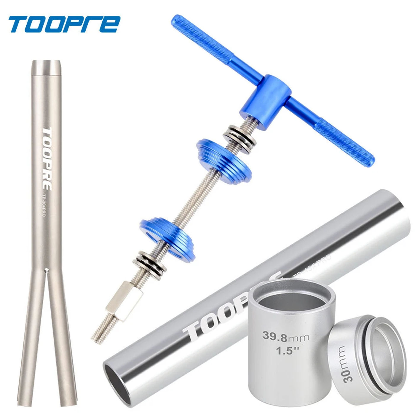 Description Picture 2 of itemTOOPRE Bicycle Headset Press Fit Install And Remove Tool Semi Integrated Steering Box Fork Crown Spacer Washer Installer Driver