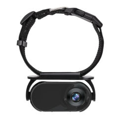 Pet Collar Camera For Pet Camera And Monitor With Wide Angle Lens, Mini Portable Stabilized Sports Body Camera