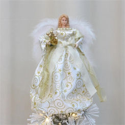 Angeled Tree Top Figurine Decor Christmas Tree Toppers Ornaments Navidad Decors