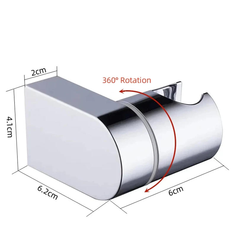 Description Picture 4 of itemABS Adjustable Handheld Shower Holder Bracket Wall Mount Faucet Sprinkler Fixation Base Spray Head Stand Bathroom Accessories