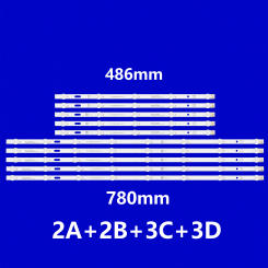 LED BACKLIGHT STRIPS RF-CF650001DE30 RF-CF650001BE30-0501 JL.D65081330-078ES-M_V01 078GS JL.D65051330-078FS-M_V01 078HS