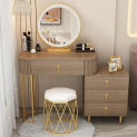 Vanity Mirror Chair Dressing Table Bedroom Drawer Modern Luxury Dressing Table Container Tocador Maquillaje Bedroom Furniture