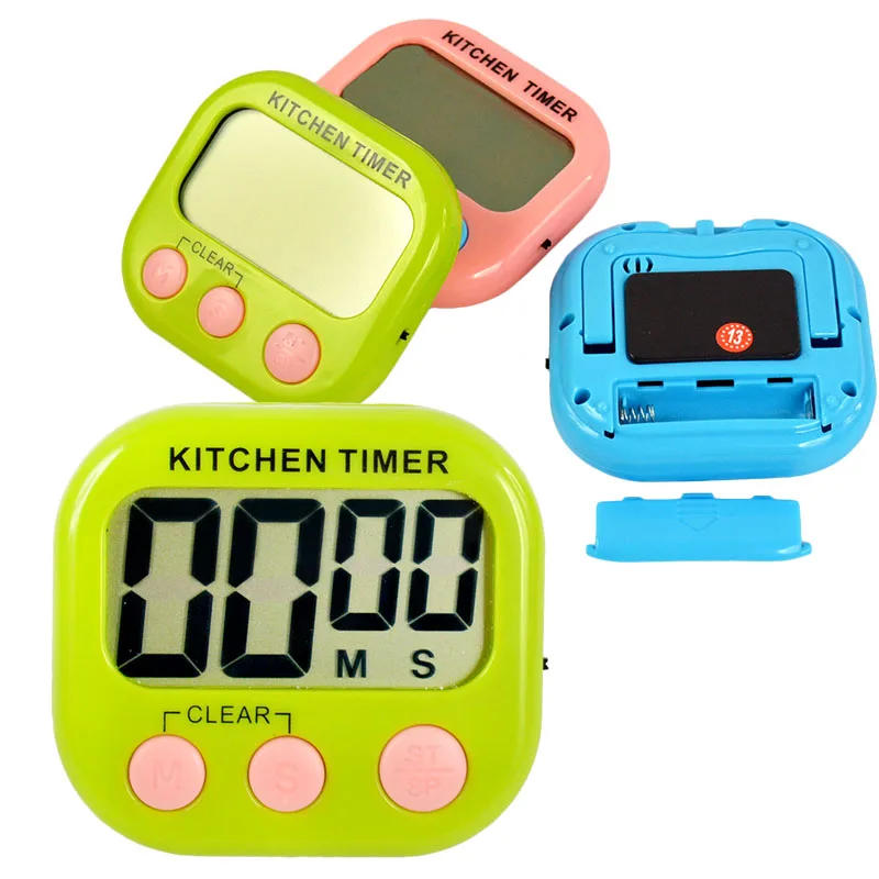 Description Picture 3 of itemLarge Magnetic Digital LCD Kitchen Cooking Timer Stopwatch Loud Alarm Clock Timers Count Down Up Training Countdown&up Timers