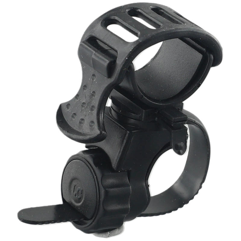 Description Picture 4 of itemBicycle Handlebar Light Bracket 360 Degree Rotatable Bike Lamp Holder LED Flashlight Plastic Clip Cycling Headlight Pump Stand